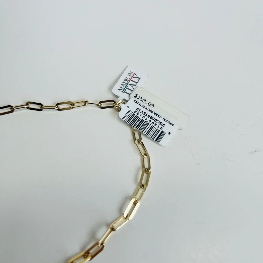 Giani Bernini Paperclip Link Chain Necklace in 18K Gold-Plated Sterling Silver